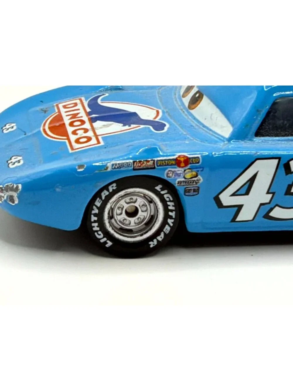 Mattel Disney Pixar Cars Dinoco Blue The King #43 Plymouth Superbird Diecast